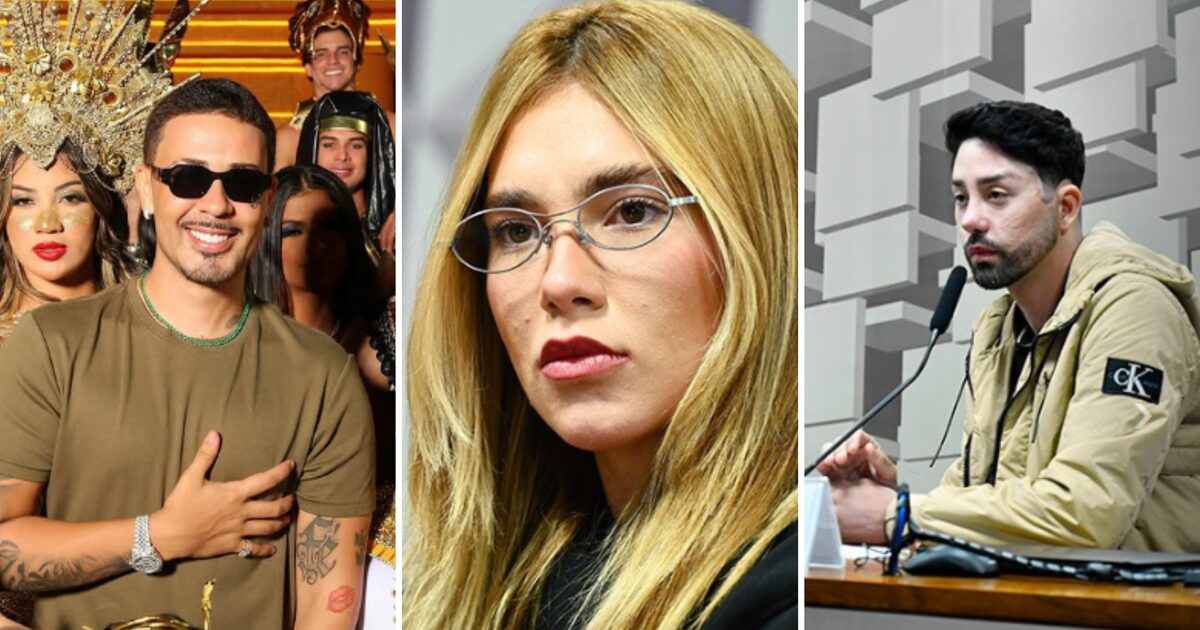 Carlinhos Maia, Virginia Fonseca e Rico Melquiades na mira da CPI das Bets