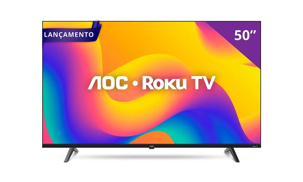 Oferta Relâmpago: TV AOC 50″ 4K DLED com 14% de Desconto!