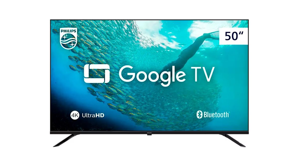 Oferta relâmpago: Smart TV Philips 4K 50″ por R$ 1789 no Mercado Livre