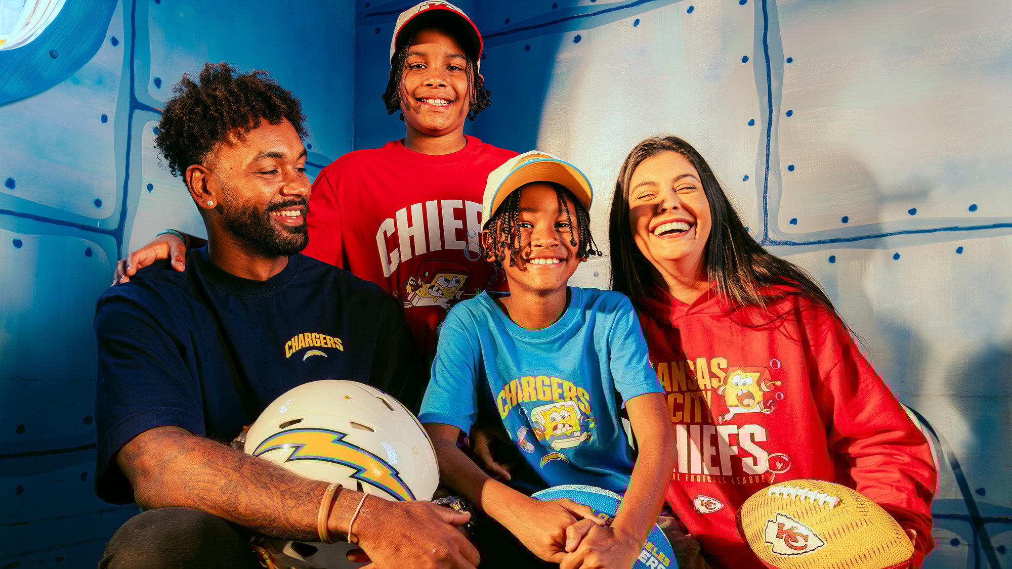 Bob Esponja vira Quarterback: NFL e Nickelodeon lançam coleção de games em São Paulo