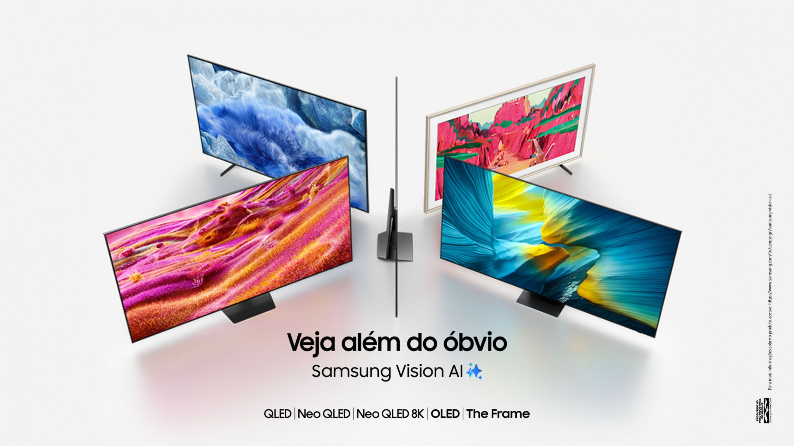 Samsung revela TVs 2025 com IA: 8K e qualidade de imagem de tirar o fôlego