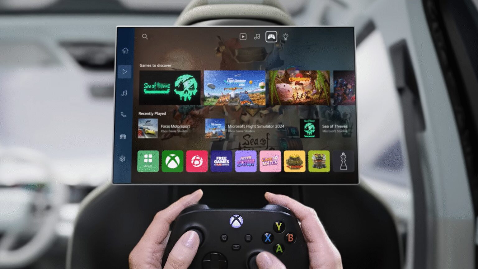 Xbox nos Carros: Parceria Microsoft e LG revoluciona entretenimento automotivo