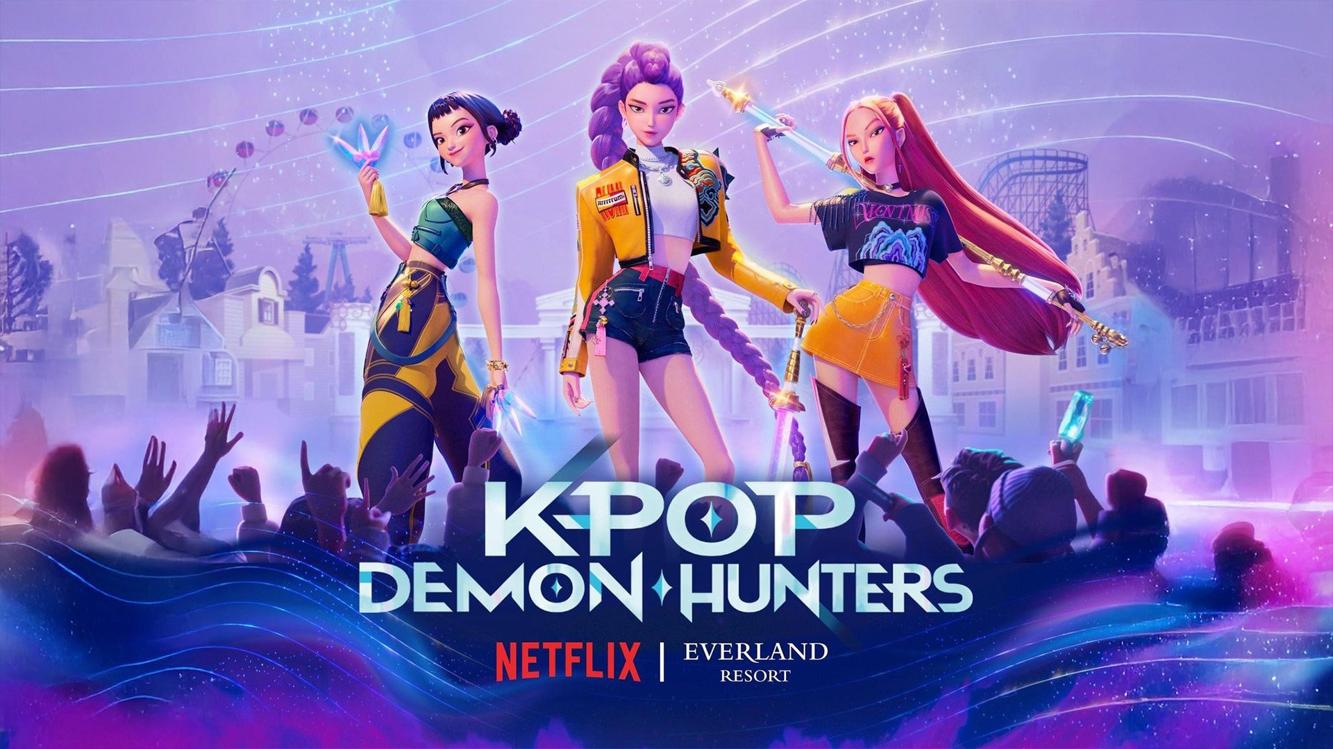Netflix lança parque temático imersivo de Guerreiras do K-Pop na Coreia do Sul