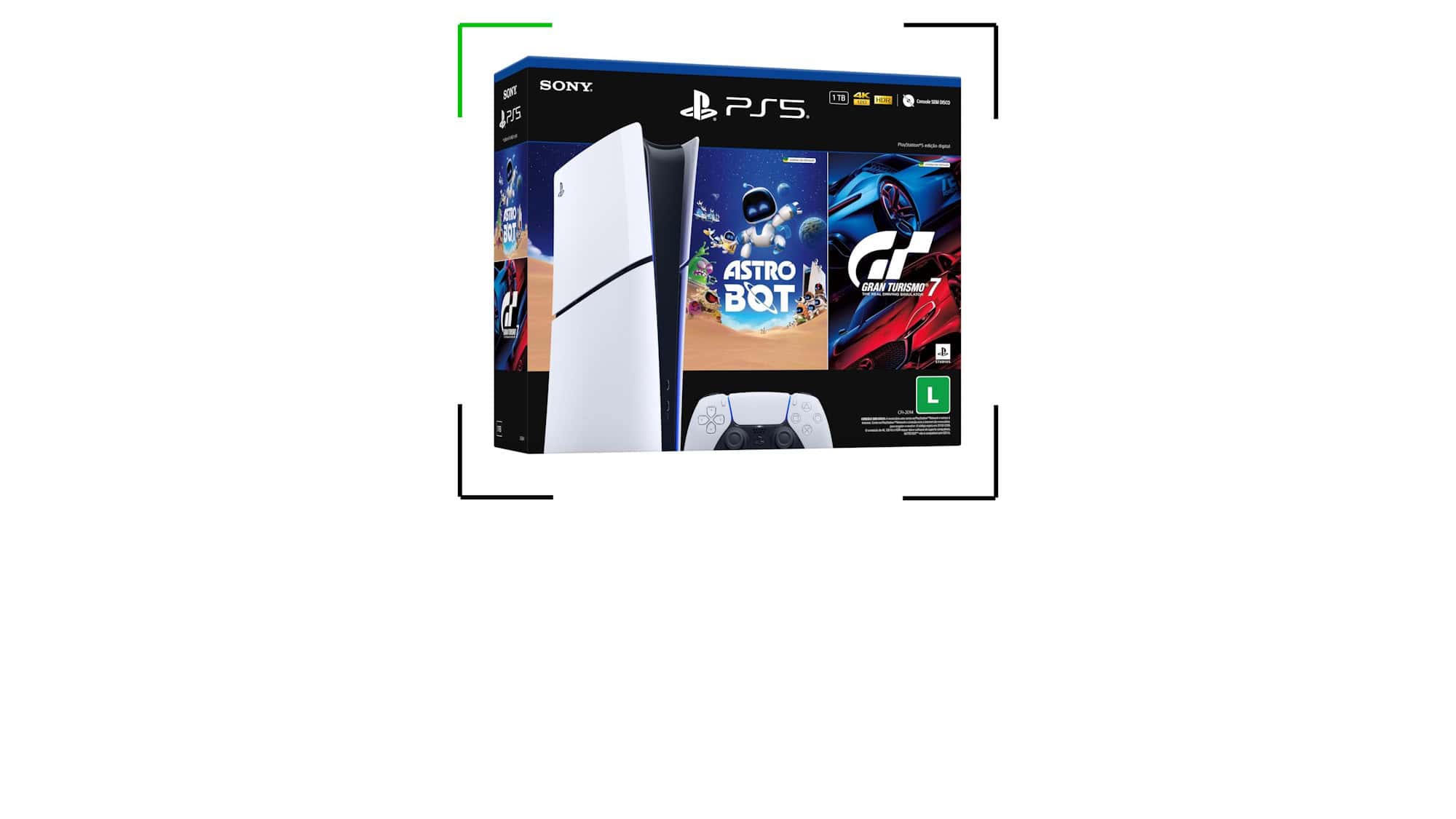 PS5 Slim Digital: Pacote com 2 Jogos de Sucesso em Oferta Imperdível!