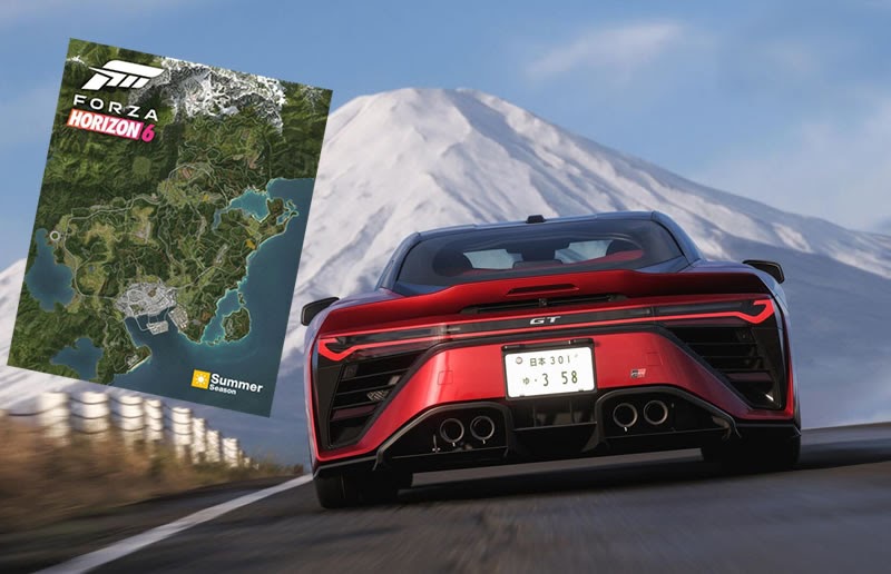 Mapa de Forza Horizon 6 será gigantesco e incluirá áreas rurais, templos, alpes e Tóquio, no Japão
