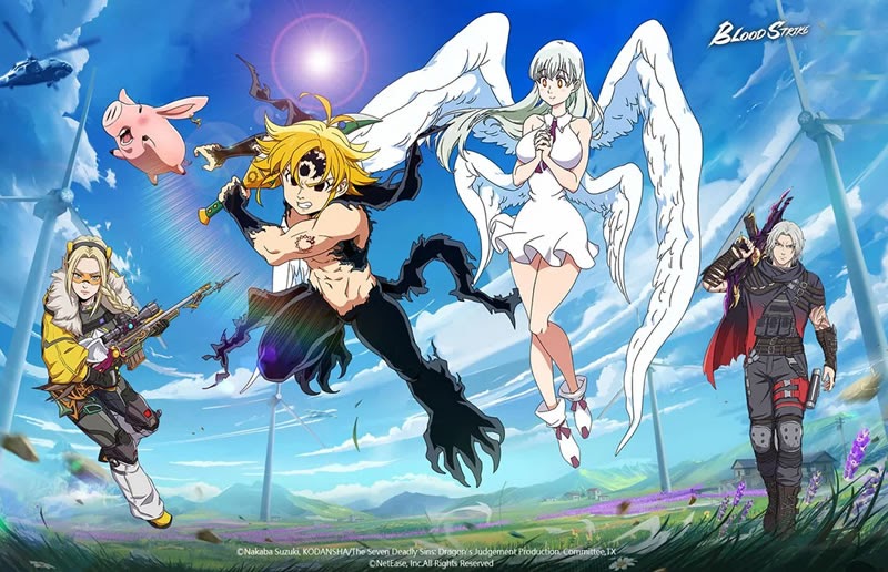 Crossover de Blood Strike com o anime The Seven Deadly Sins: Dragon’s Judgement já está disponível