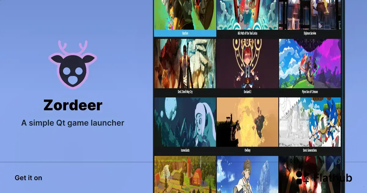 Zordeer: lançador Qt para jogos no Linux via Proton e Wine