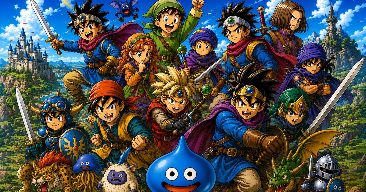 Dragon Quest completa 40 anos e é declarado patrimônio cultural do Japão