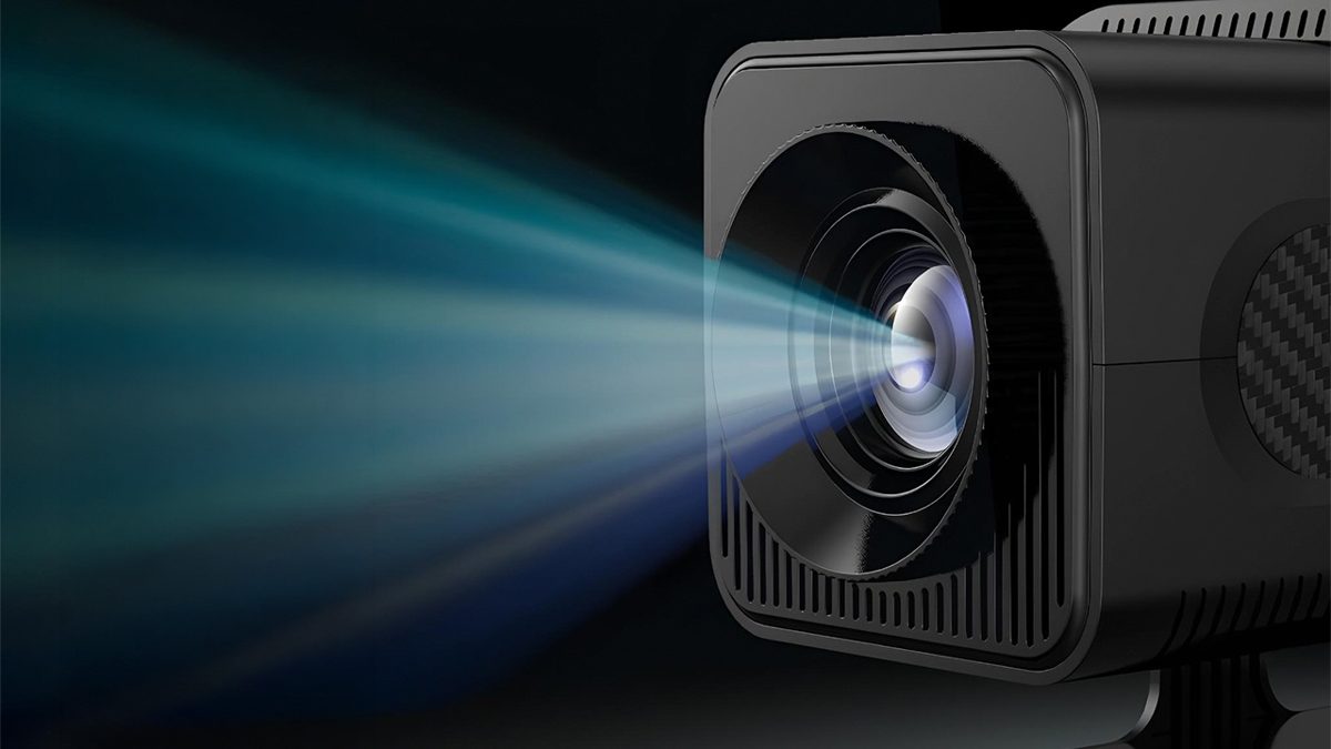 Projetor portátil 4K HY320 sai por menos de R$ 200 com cupom exclusivo do IGN