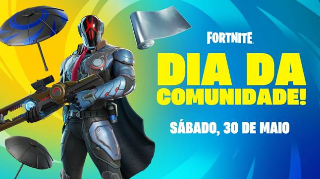 Fortnite promove Dia da Comunidade neste sábado (30) com recompensas gratuitas e evento de final de temporada