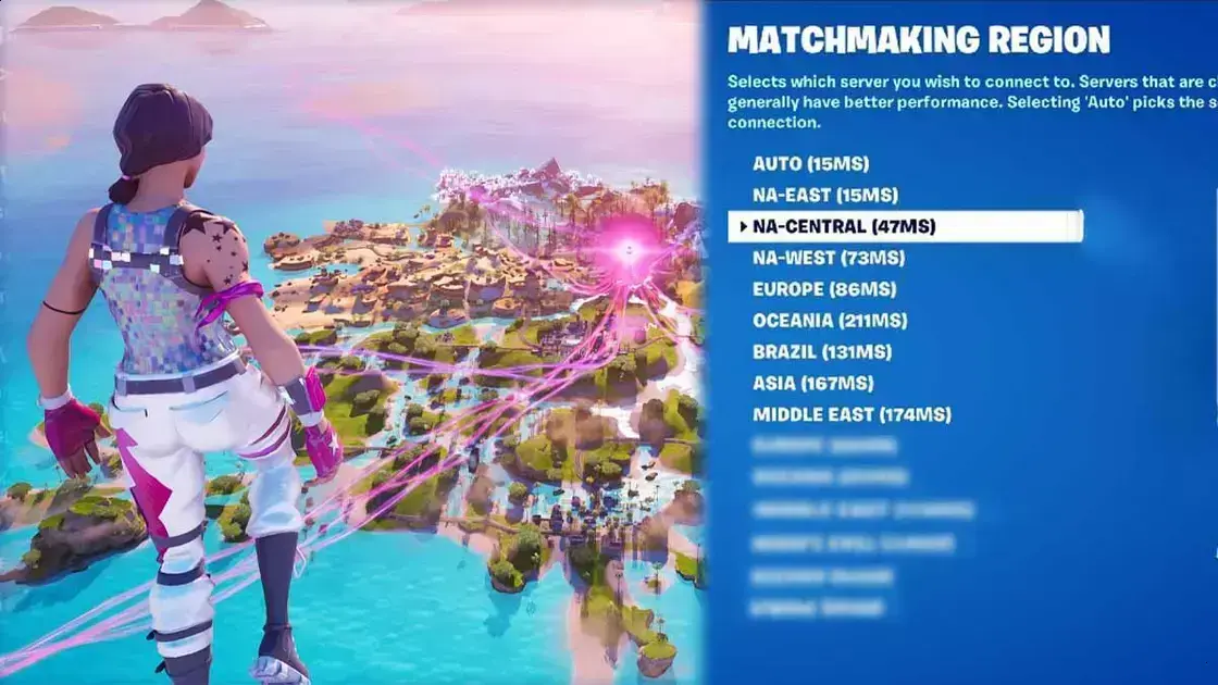 Fortnite testa novos servidores em várias regiões para melhorar a latência