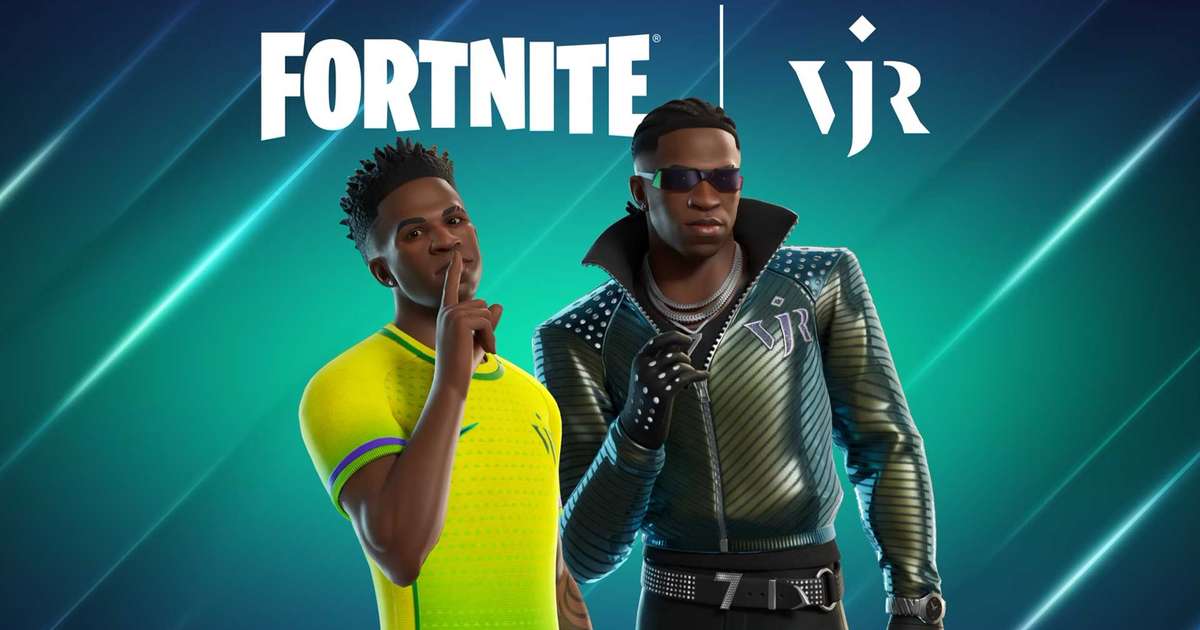 Vinicius Jr. chega ao Fortnite no dia 10 de junho