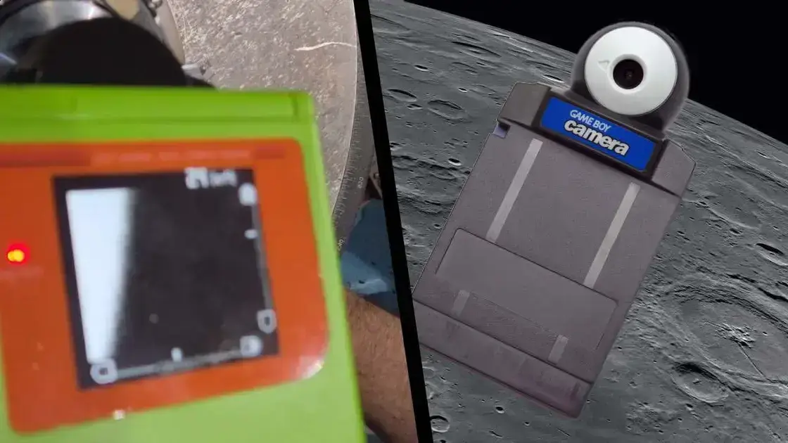 Game Boy Camera conectado a telescópio icônico captura imagens do espaço