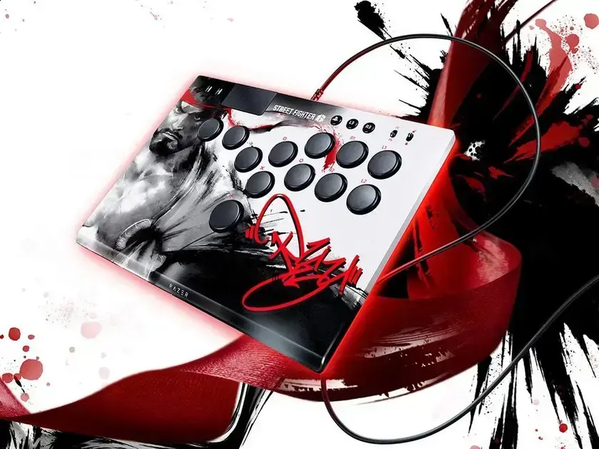 Razer lança edição especial do controle arcade Kitsune com tema de Street Fighter