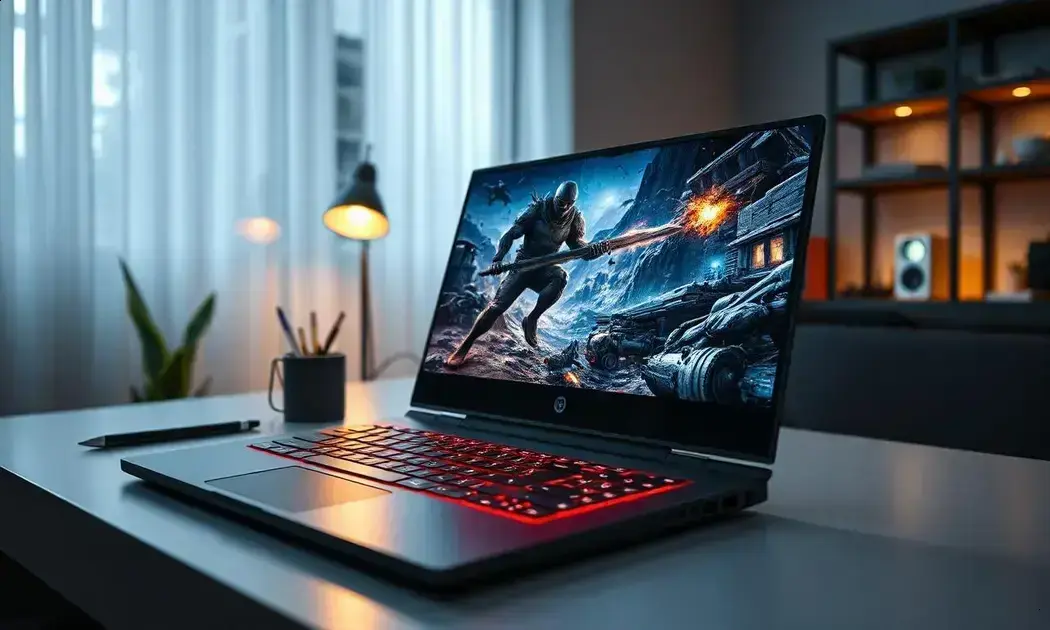 Laptops gamer ultrafinos em 2026: desempenho potente e mobilidade impressionante