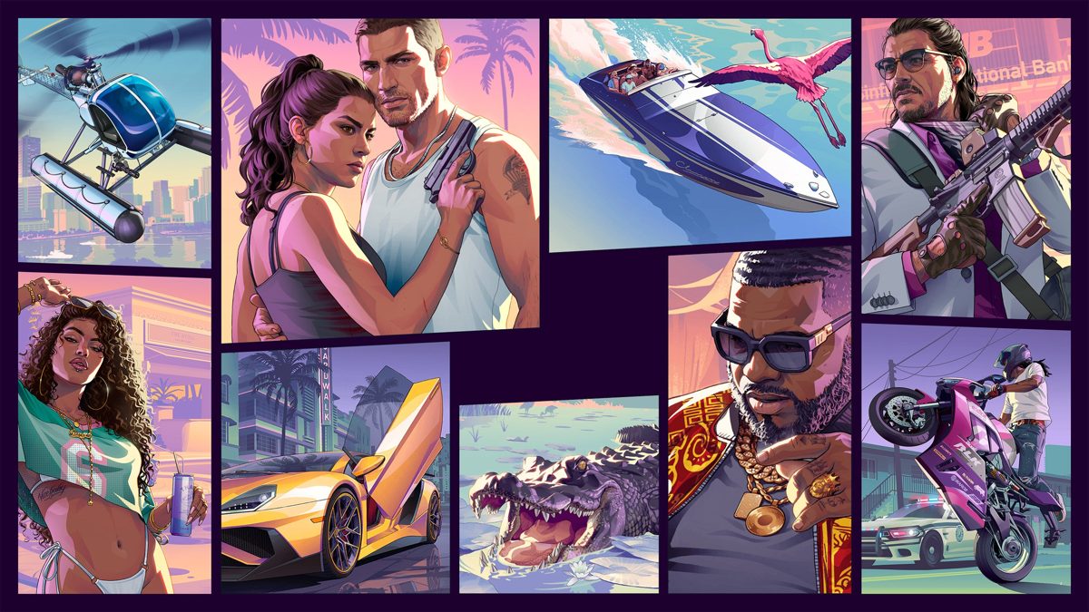 A evolução das icônicas capas de GTA: de helicópteros a mulheres de biquíni