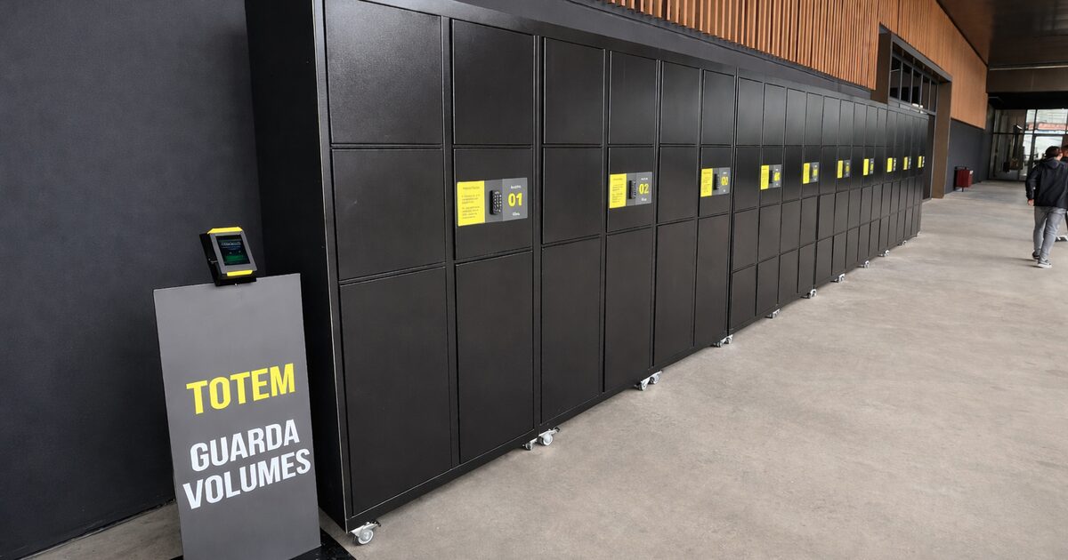 Meu Locker opera 472 portas na Brasil Game Show, em São Paulo (SP)