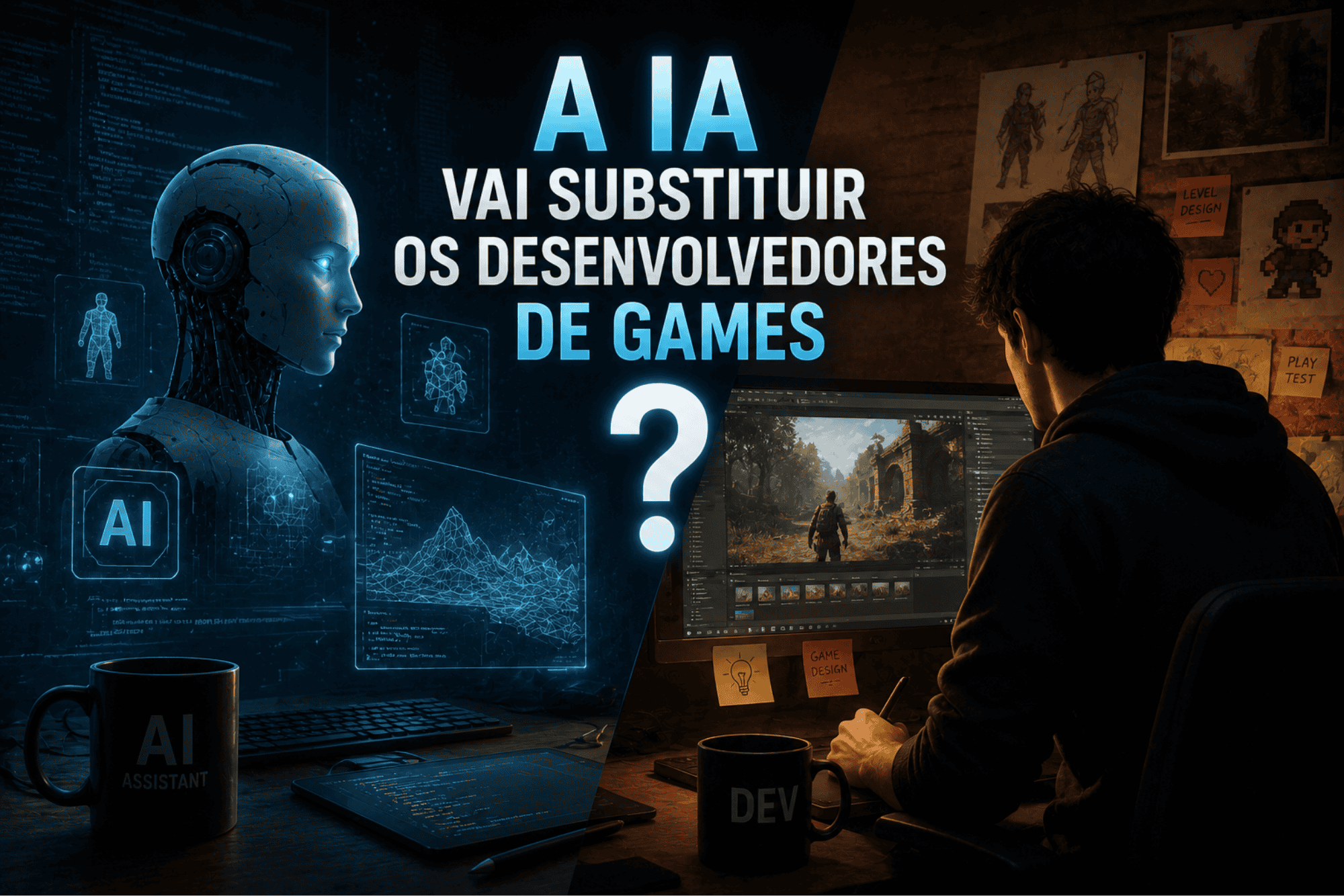 A inteligência artificial vai substituir os desenvolvedores de games?