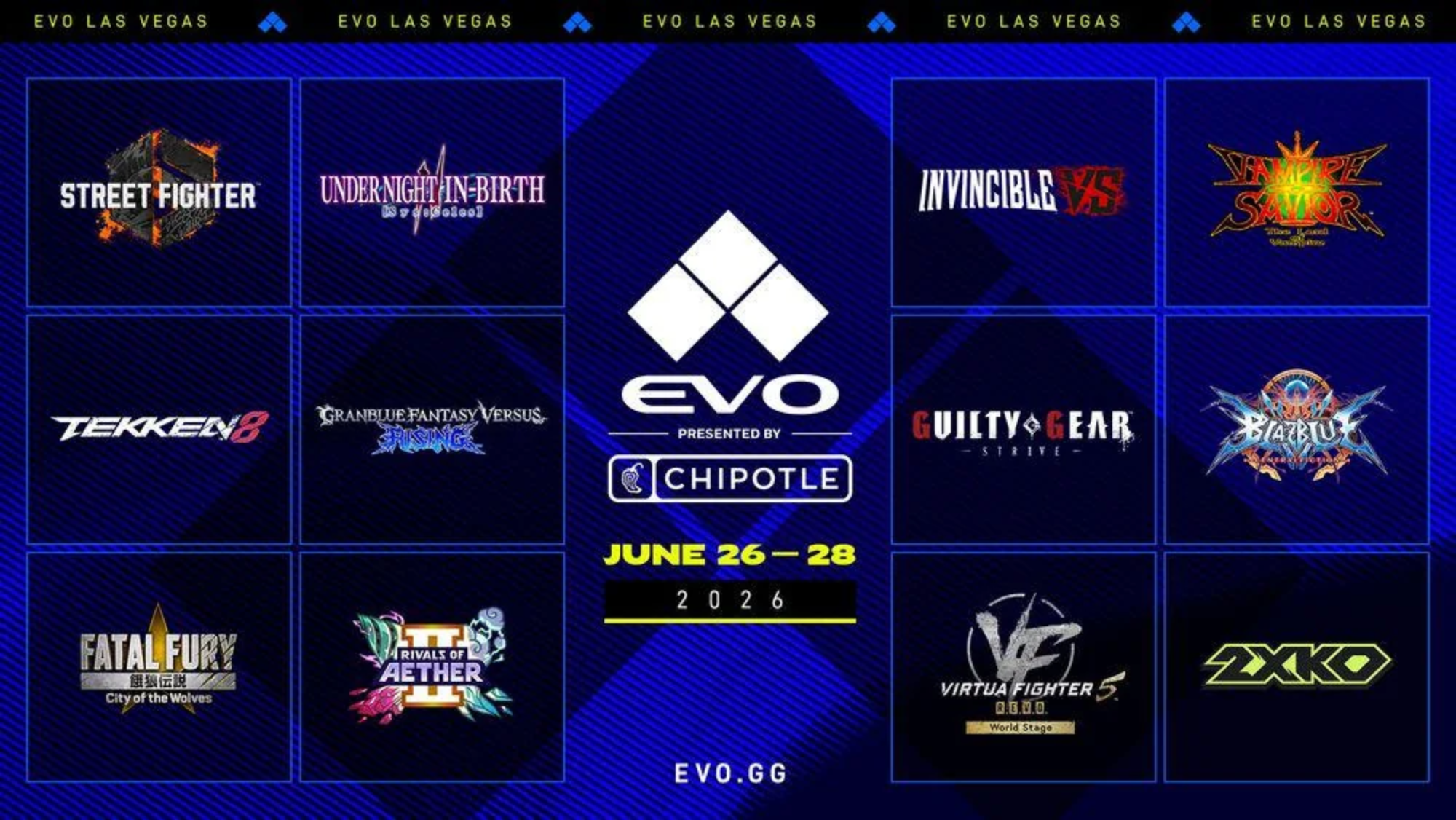 Evo 2026: Arslan Ash faz história, Hikari conquista o primeiro título de 2XKO e MenaRD vence Street Fighter 6 em Las Vegas, EUA