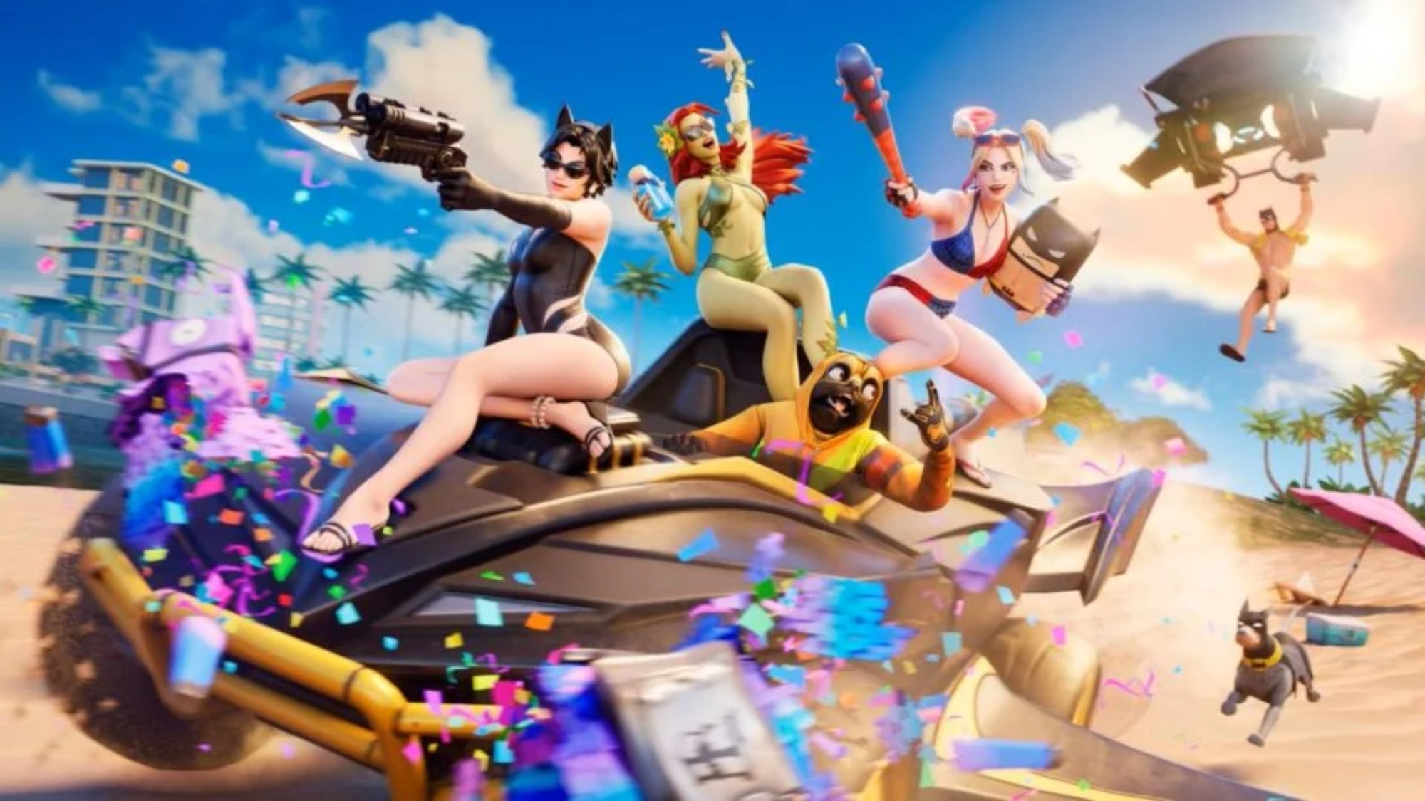 Skins de verão da DC em Fortnite dividem opiniões e geram debate nas redes sociais