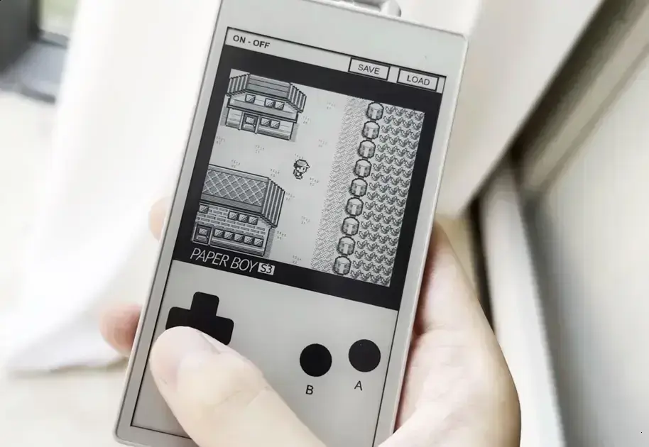 Paper Boy S3: transformando tela e-ink em um Game Boy jogável