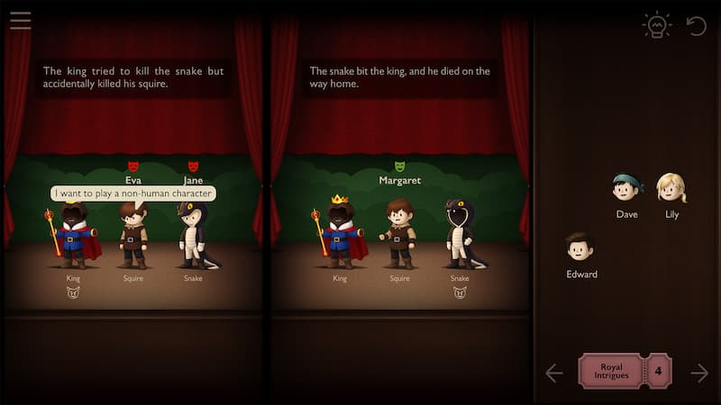 I Want to Play the Villain!: o teatro em um original jogo de puzzles