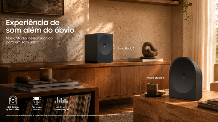 Como transformar a experiência sonora da sua casa com a linha Music Studio