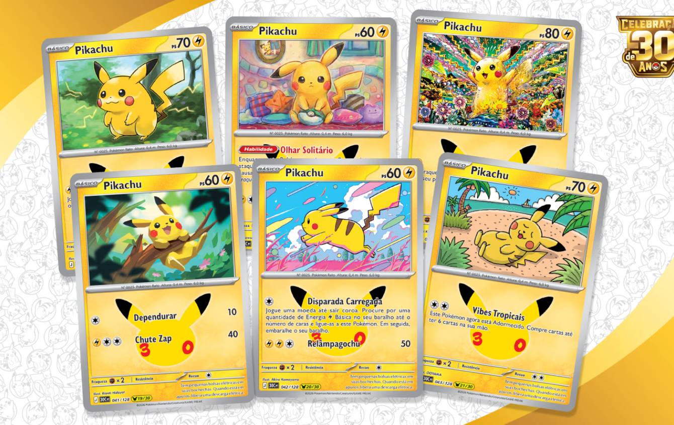 Cartas de Pokémon e similares podem ser isentas de tributos, segundo decisão do TRF-1