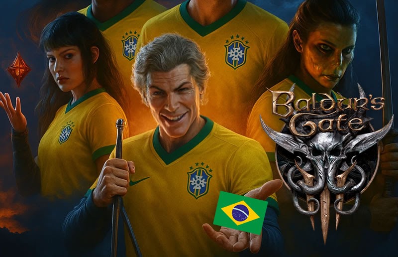 Baldur’s Gate 3 ganha dublagem em português com milhares de falas traduzidas