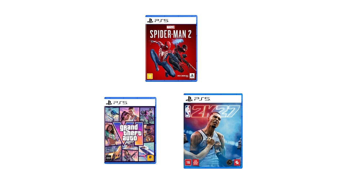 GTA VI, Spider-Man 2 e outros: confira os melhores jogos de PS5 em promoção agora