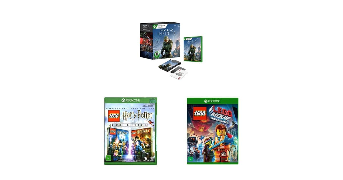 Halo, LEGO e outros jogos de Xbox estão em promoção na Amazon