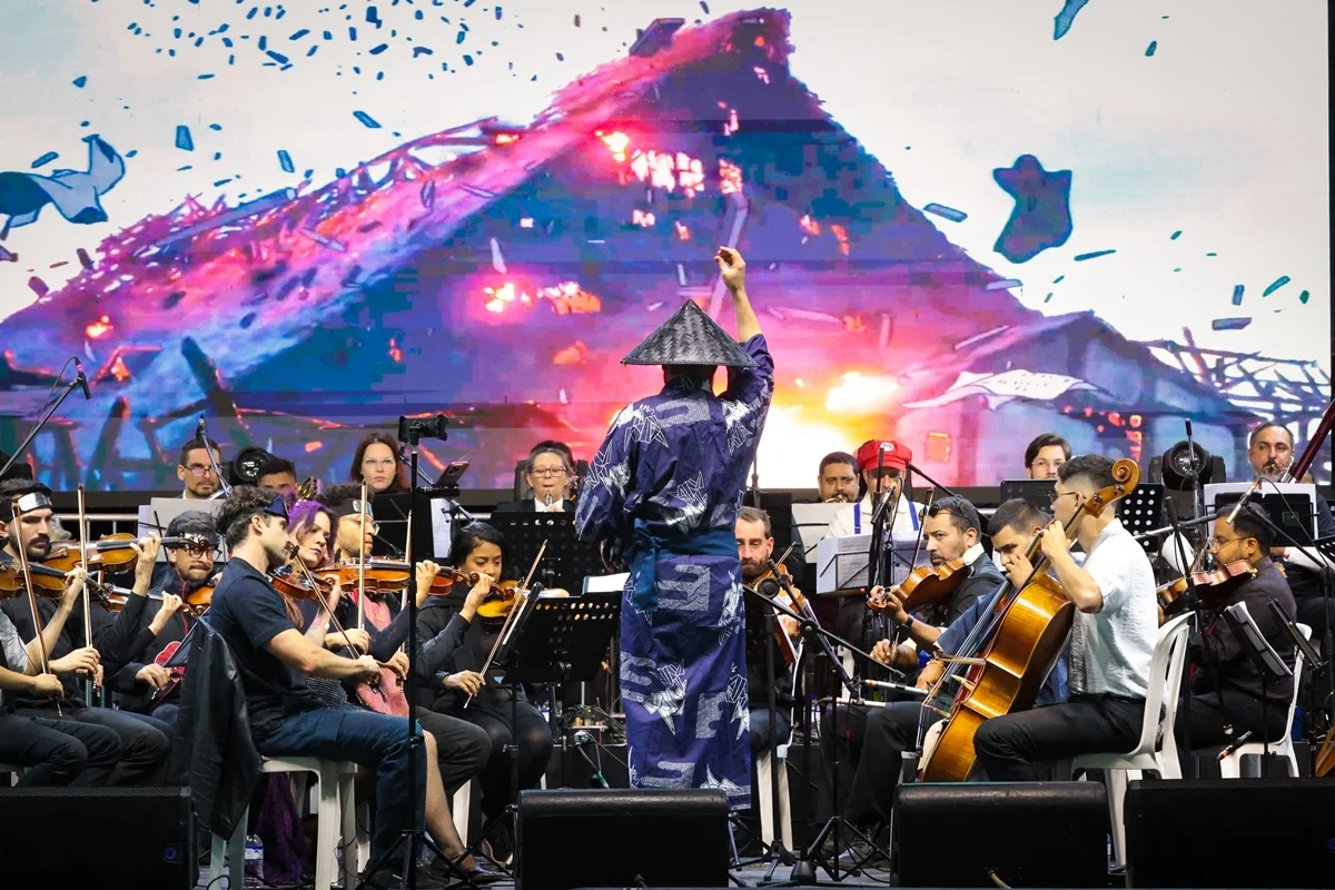 Orquestra Otaku apresenta temas clássicos de games no Metrópoles Game Festival, em Brasília (DF)