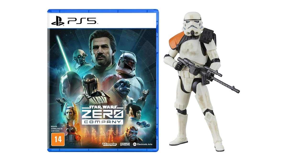 Pacote de Star Wars: Zero Company para PS5 com action figure atinge menor preço do ano na Amazon