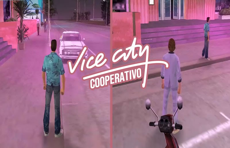 Modo cooperativo para GTA Vice City permite zerar a campanha em tela dividida ou online