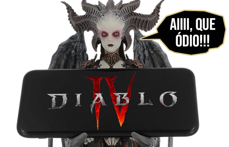 Suporte de Lilith auxilia jogadores de Diablo IV a segurar controle e celular