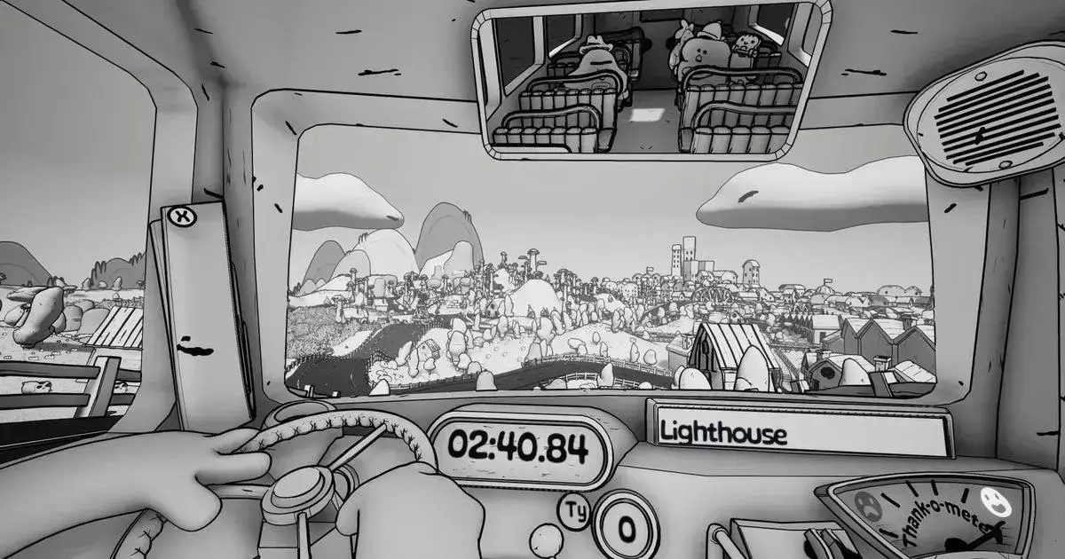 Double Fine lança simulação cômica de direção em Thank You Bus Driver
