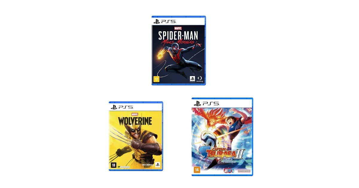 Wolverine, Miles Morales e mais: jogos de PS5 estão em promoção na Amazon