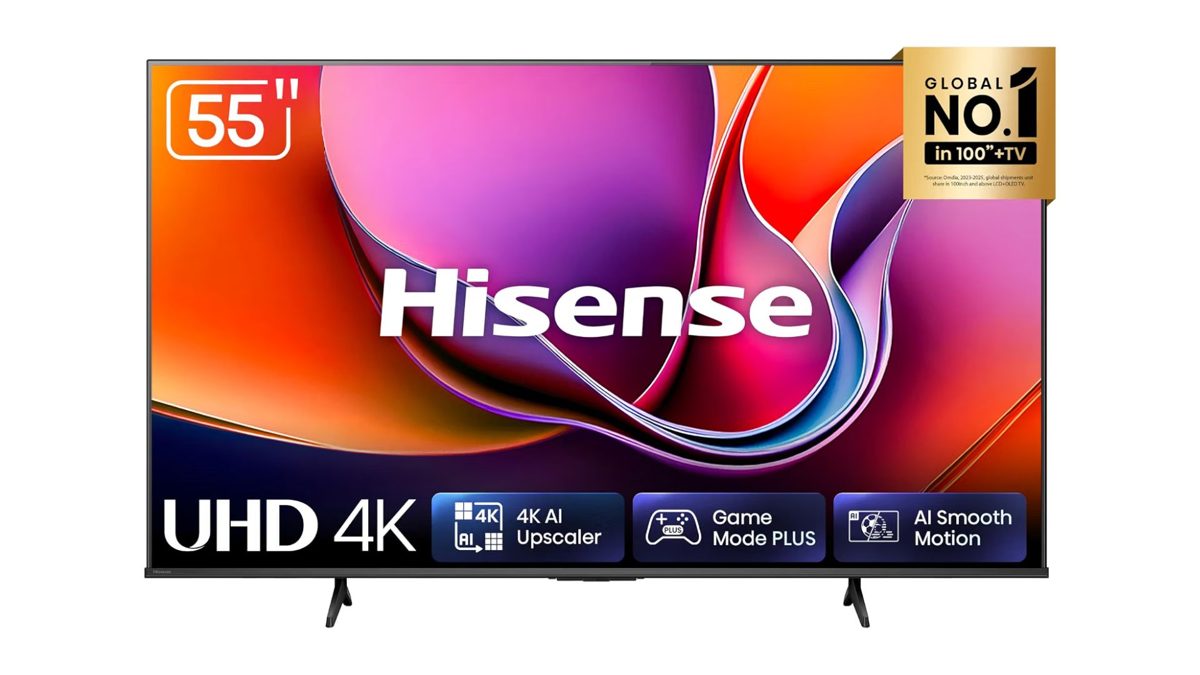 Smart TV Hisense 4K de 55 polegadas tem 19% de desconto em oferta relâmpago na Amazon