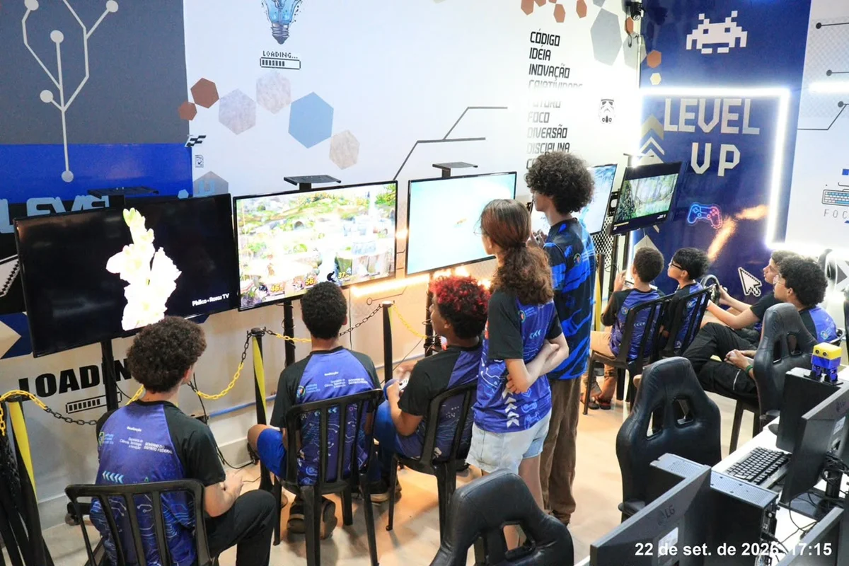 Programa oferece cursos gratuitos de games e inteligência artificial no Distrito Federal