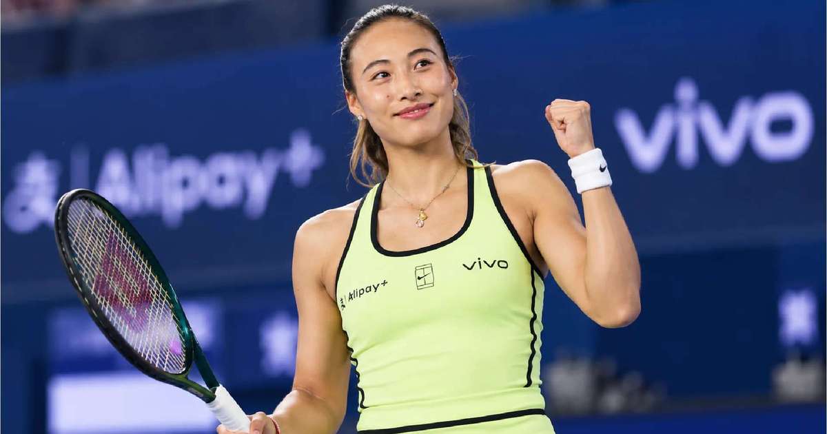 Zheng Qinwen faz história e se torna a primeira chinesa a chegar à final do WTA 1000 de Pequim, na China