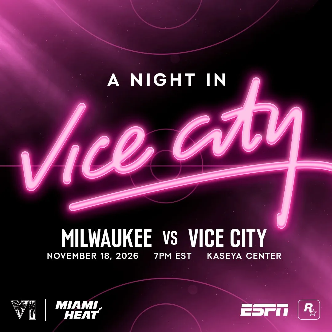 Miami Heat adota temática de Vice City em ação de marketing inspirada em GTA IV