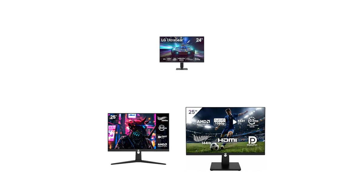 Upgrade no setup: monitores gamer de 144Hz com painel IPS estão em promoção na Amazon